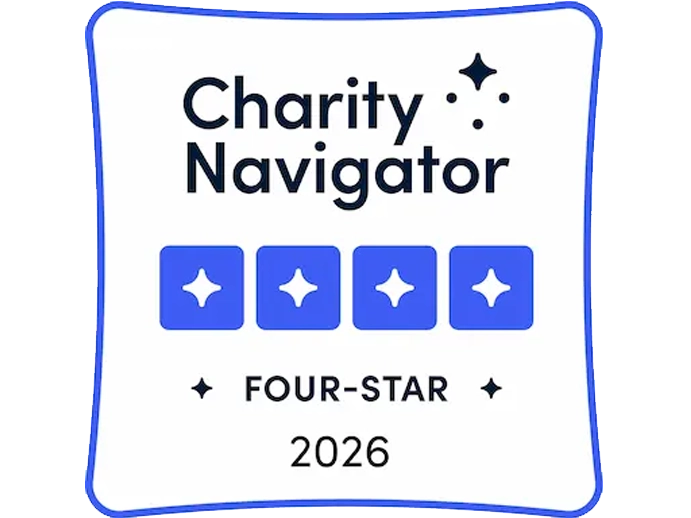 Charity Navigator badge.