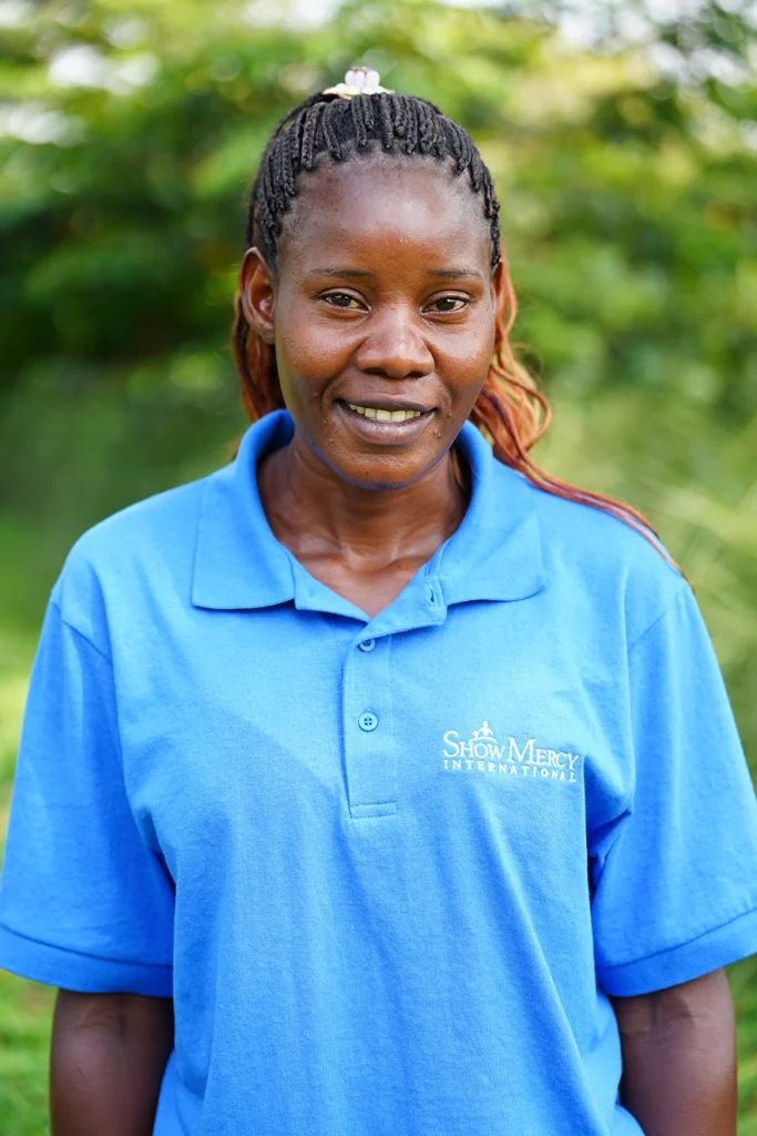 Sylvia from the Facilities and Operations team at Show Mercy International.