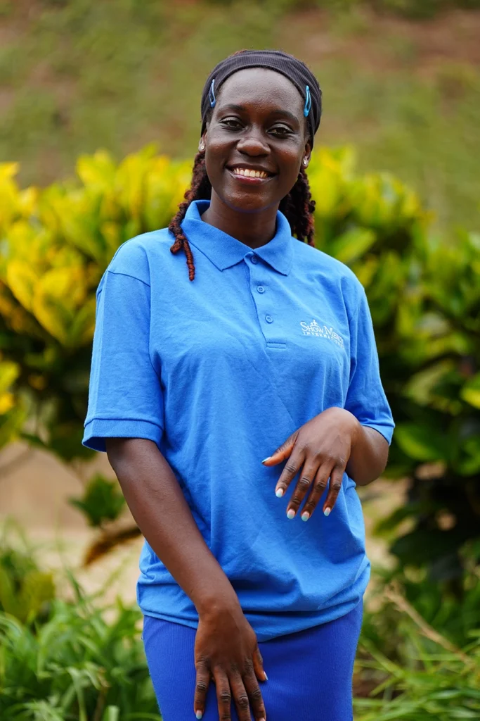 Angella from the Health Care team at Show Mercy International.