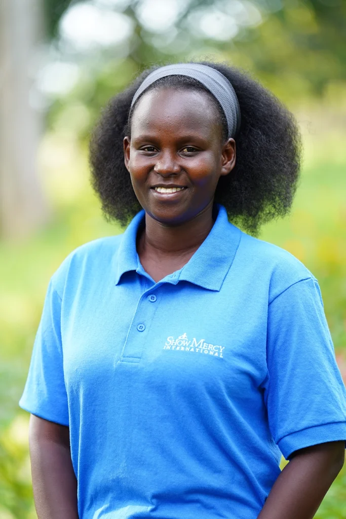 Daphine from the Health Care team at Show Mercy International.